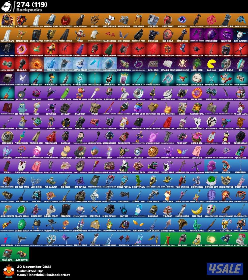 حساب فورت نايت نادر🔥✅2