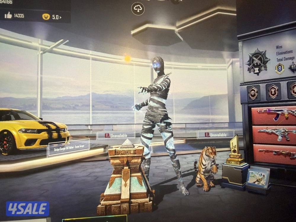 حساب ببجي للبيع مثك اسلحه كل مسج1