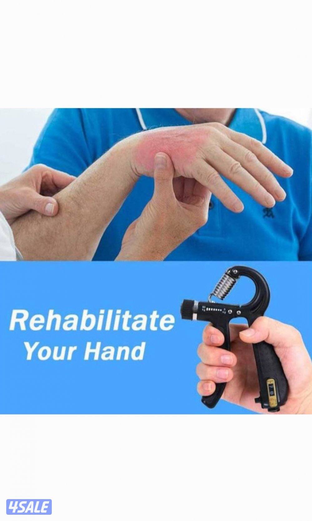 مجموعة تمارين اليد والساعد – 5 قطع مع حقيبة تخزين
Hand & Forearm Exerc2