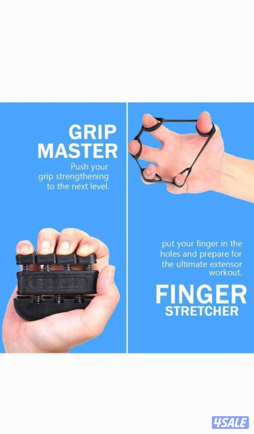 مجموعة تمارين اليد والساعد – 5 قطع مع حقيبة تخزين
Hand & Forearm Exerc4