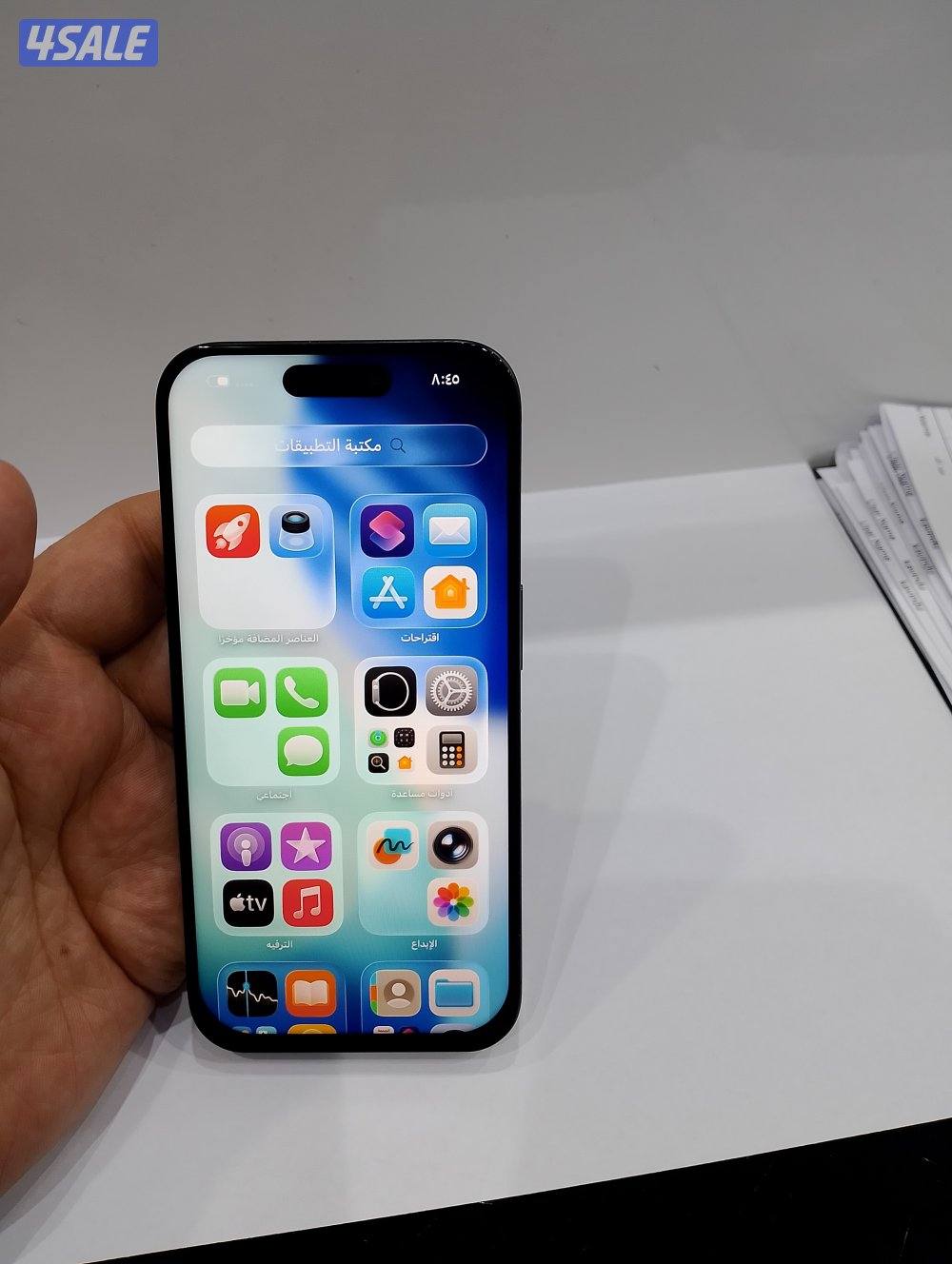 ايفون 15 برو  اسود  128 جيجا9