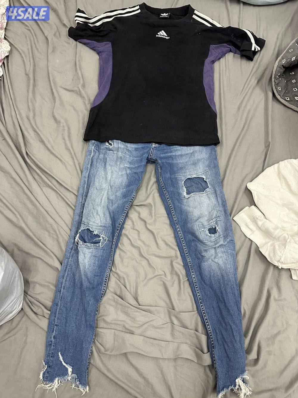 للبيع اغراض مستعمل وجديد بنطلونات فيه من زارا وفيه  من بول اند بير1