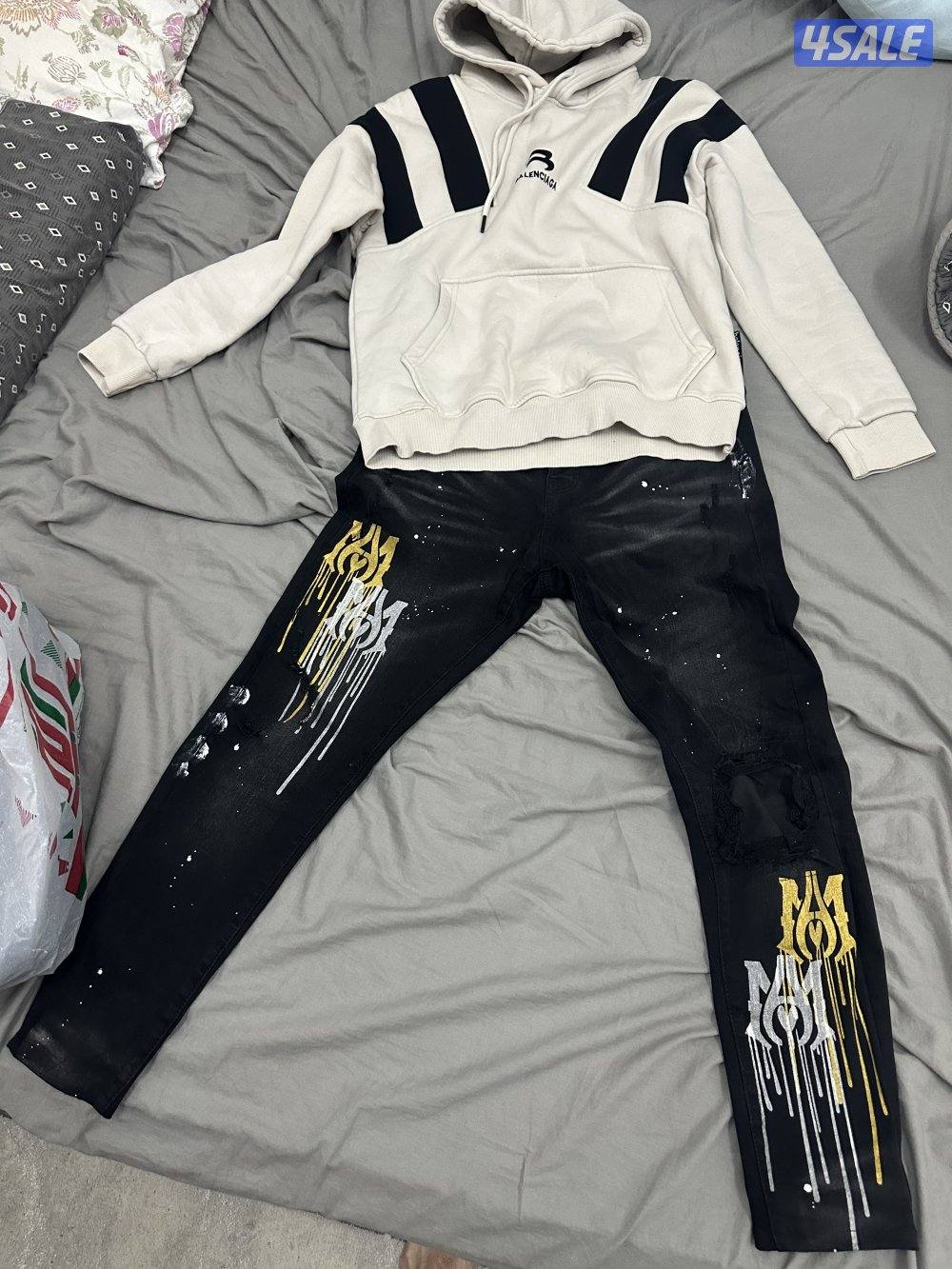 للبيع اغراض مستعمل وجديد بنطلونات فيه من زارا وفيه  من بول اند بير7