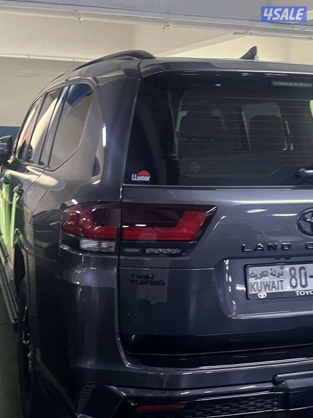 لاند كروزر جكسار توين تيربو رمادي صبغ الوكاله بالكامل حمايه لومار1