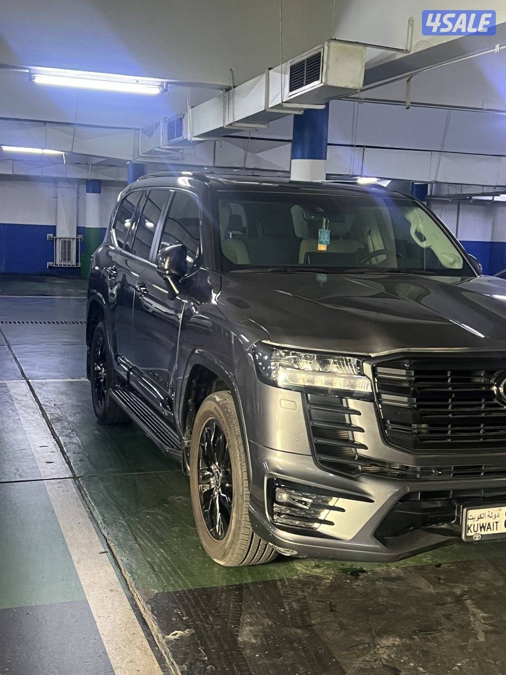 لاند كروزر جكسار توين تيربو رمادي صبغ الوكاله بالكامل حمايه لومار2