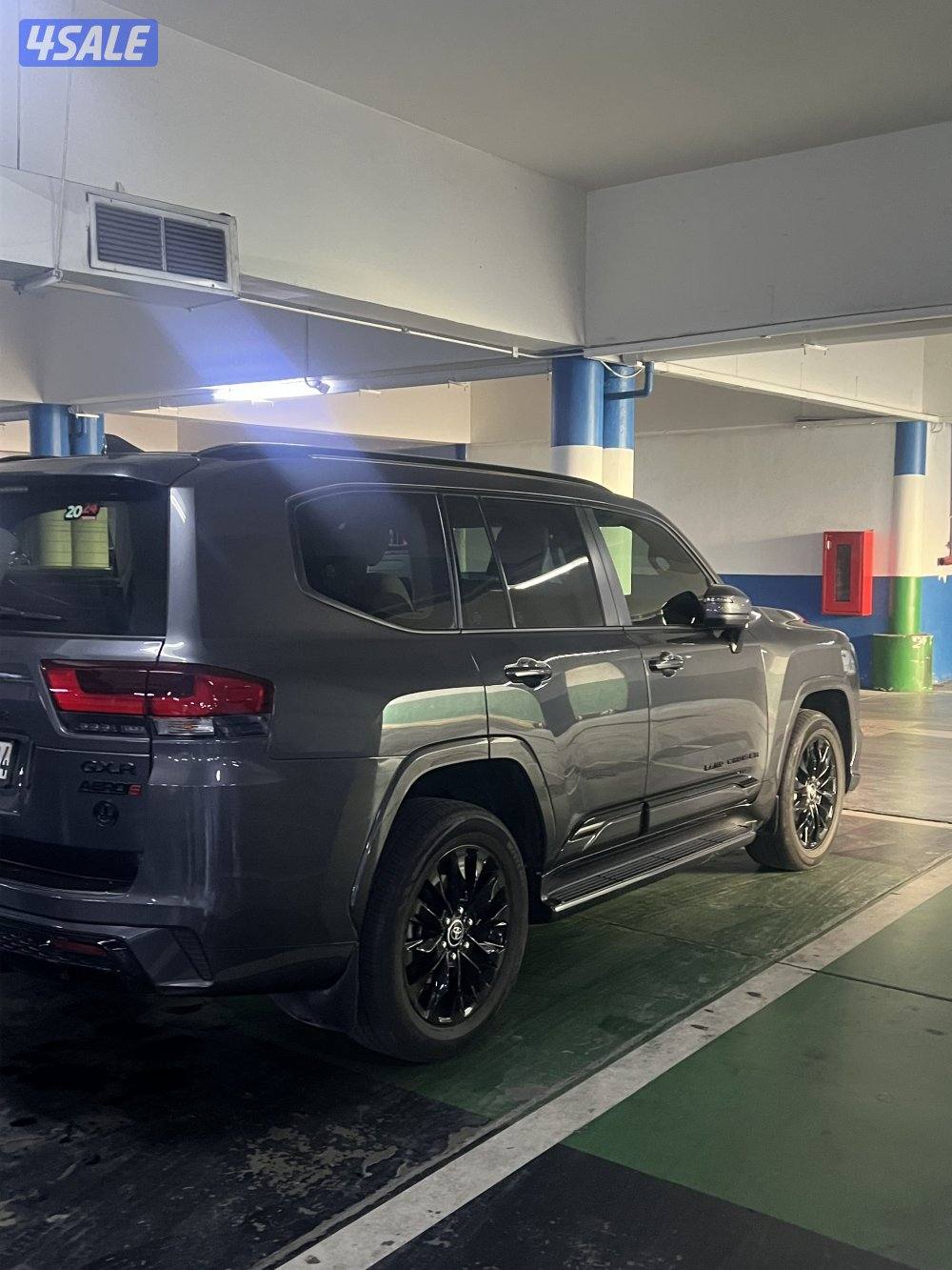 لاند كروزر جكسار توين تيربو رمادي صبغ الوكاله بالكامل حمايه لومار5