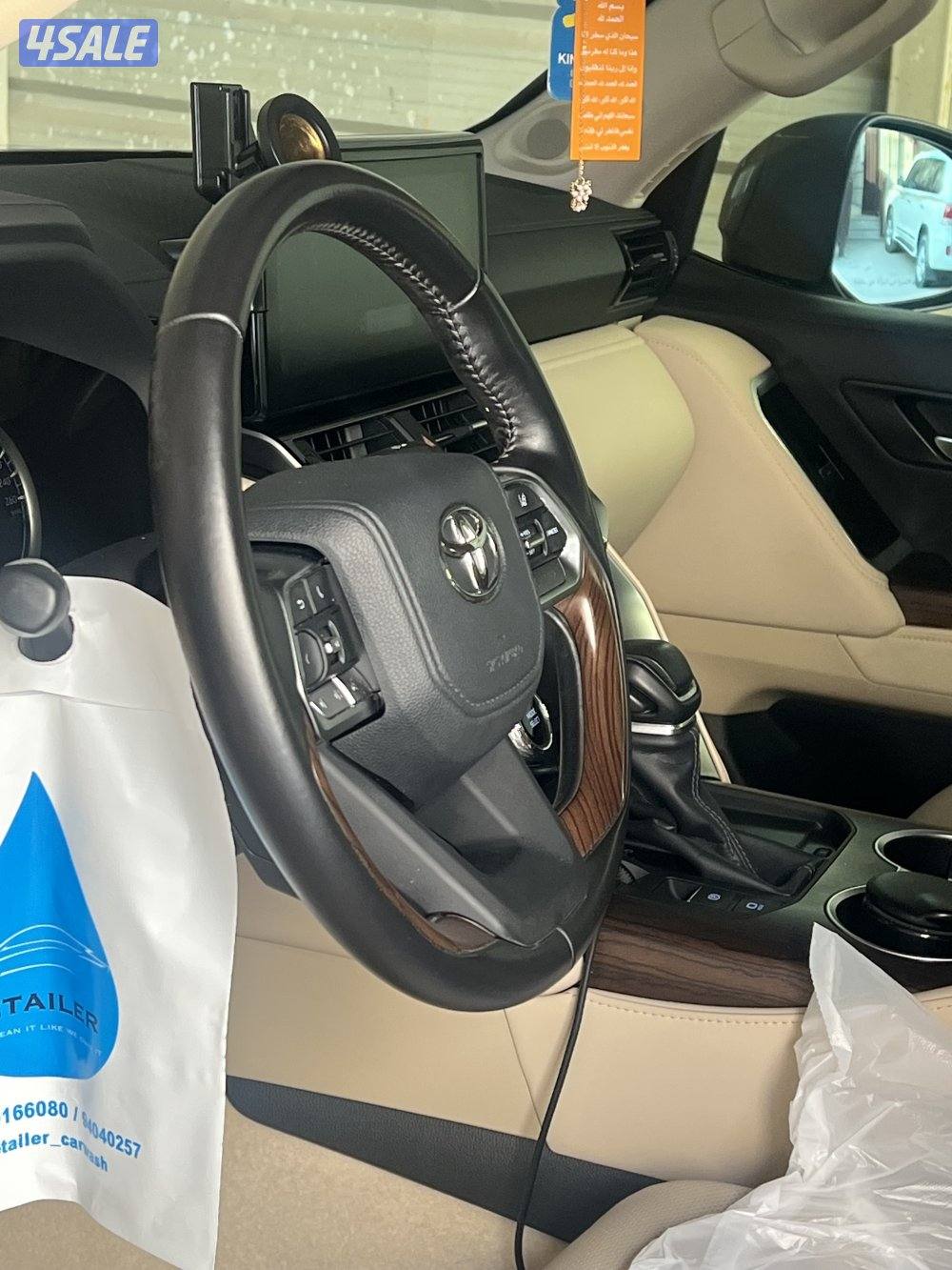 لاند كروزر جكسار توين تيربو رمادي صبغ الوكاله بالكامل حمايه لومار8