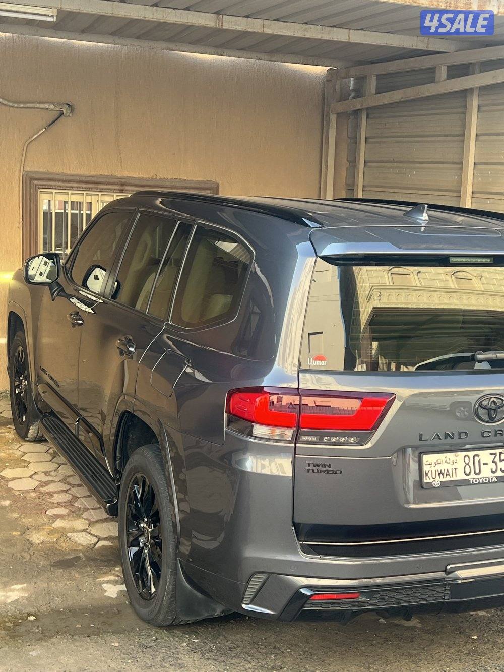 لاند كروزر جكسار توين تيربو رمادي صبغ الوكاله بالكامل حمايه لومار13