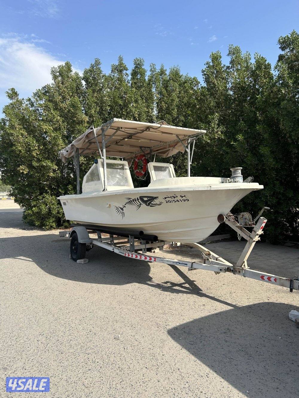 للبيع طراد الروضان ١٨ قدم0