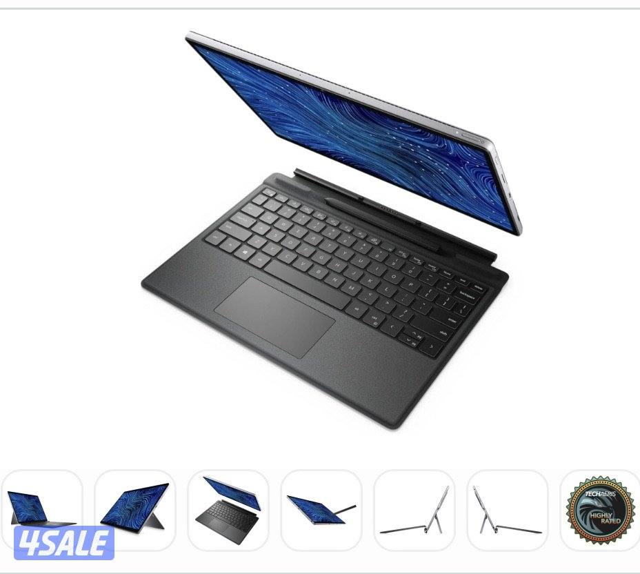 Dell i7-7600 detachable 2-1 laptop- tablet touch 477GB1