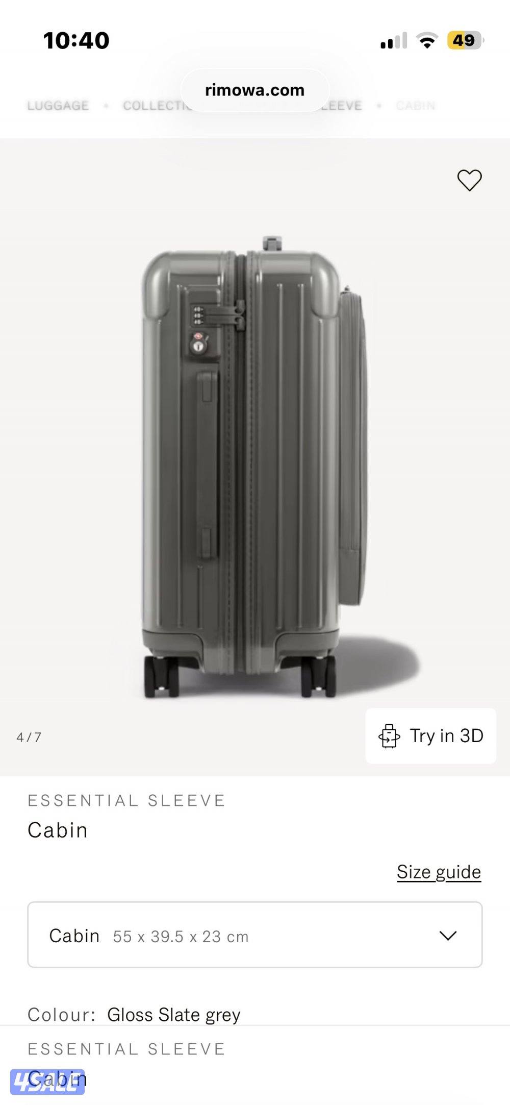 Rimowa cabin0