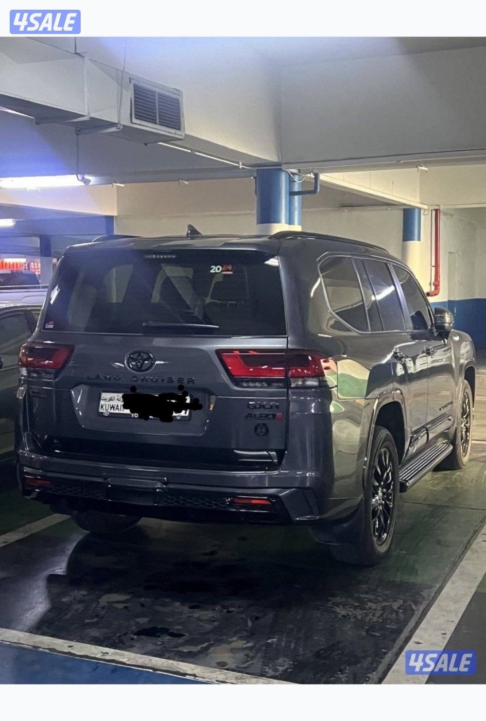 لاند كروزر جكسار توين تيربو رمادي صبغ الوكاله بالكامل حمايه لومار0