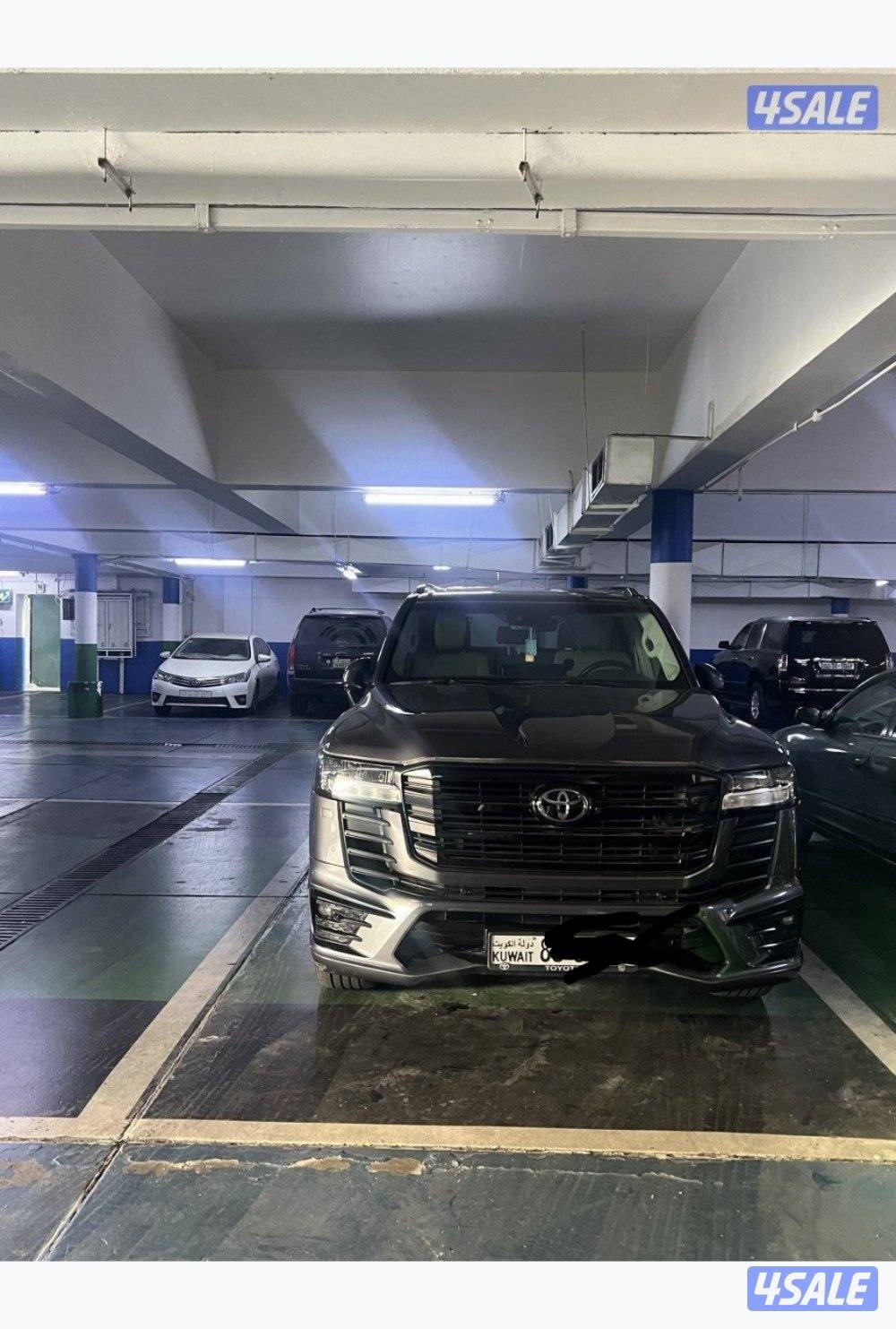 لاند كروزر جكسار توين تيربو رمادي صبغ الوكاله بالكامل حمايه لومار4