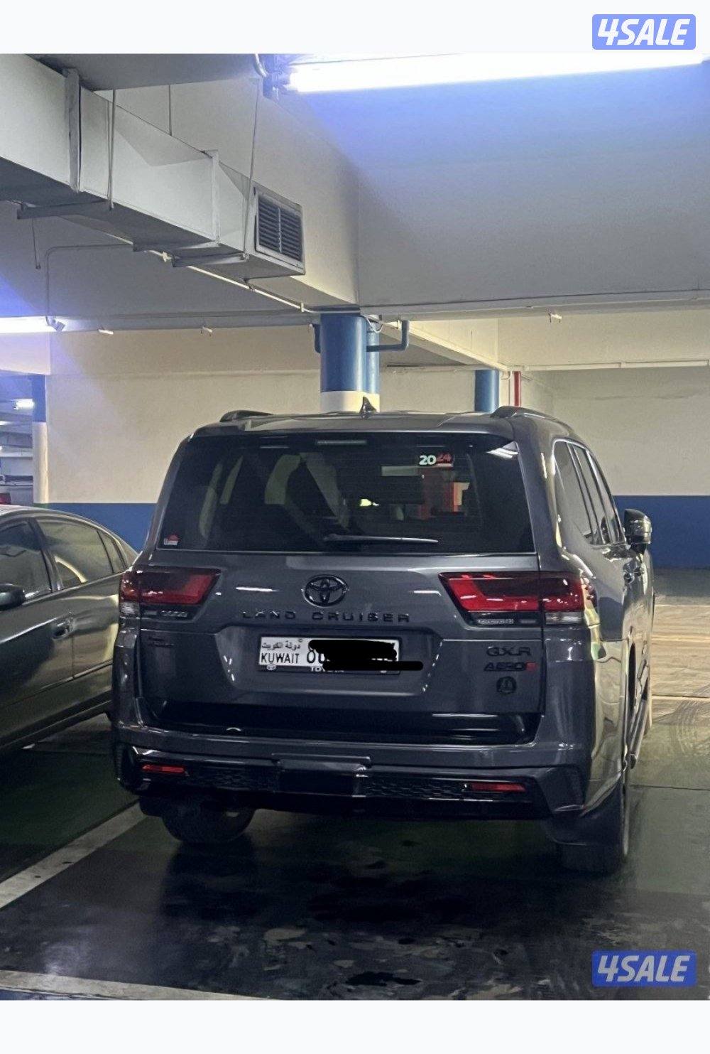لاند كروزر جكسار توين تيربو رمادي صبغ الوكاله بالكامل حمايه لومار3