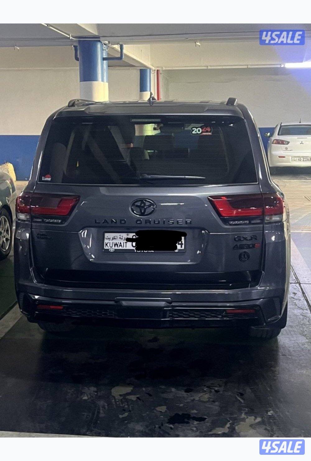 لاند كروزر جكسار توين تيربو رمادي صبغ الوكاله بالكامل حمايه لومار7