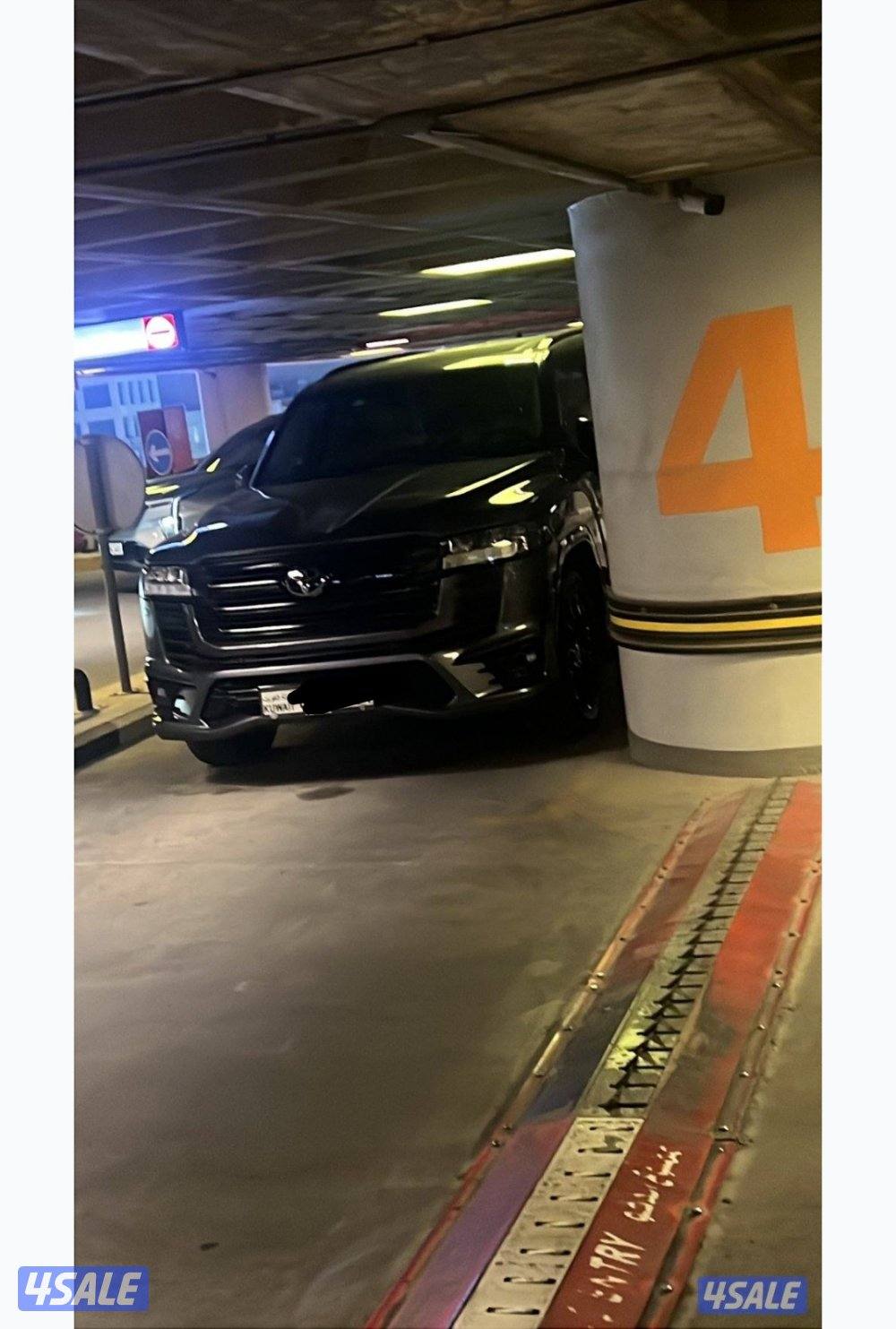 لاند كروزر جكسار توين تيربو رمادي صبغ الوكاله بالكامل حمايه لومار15