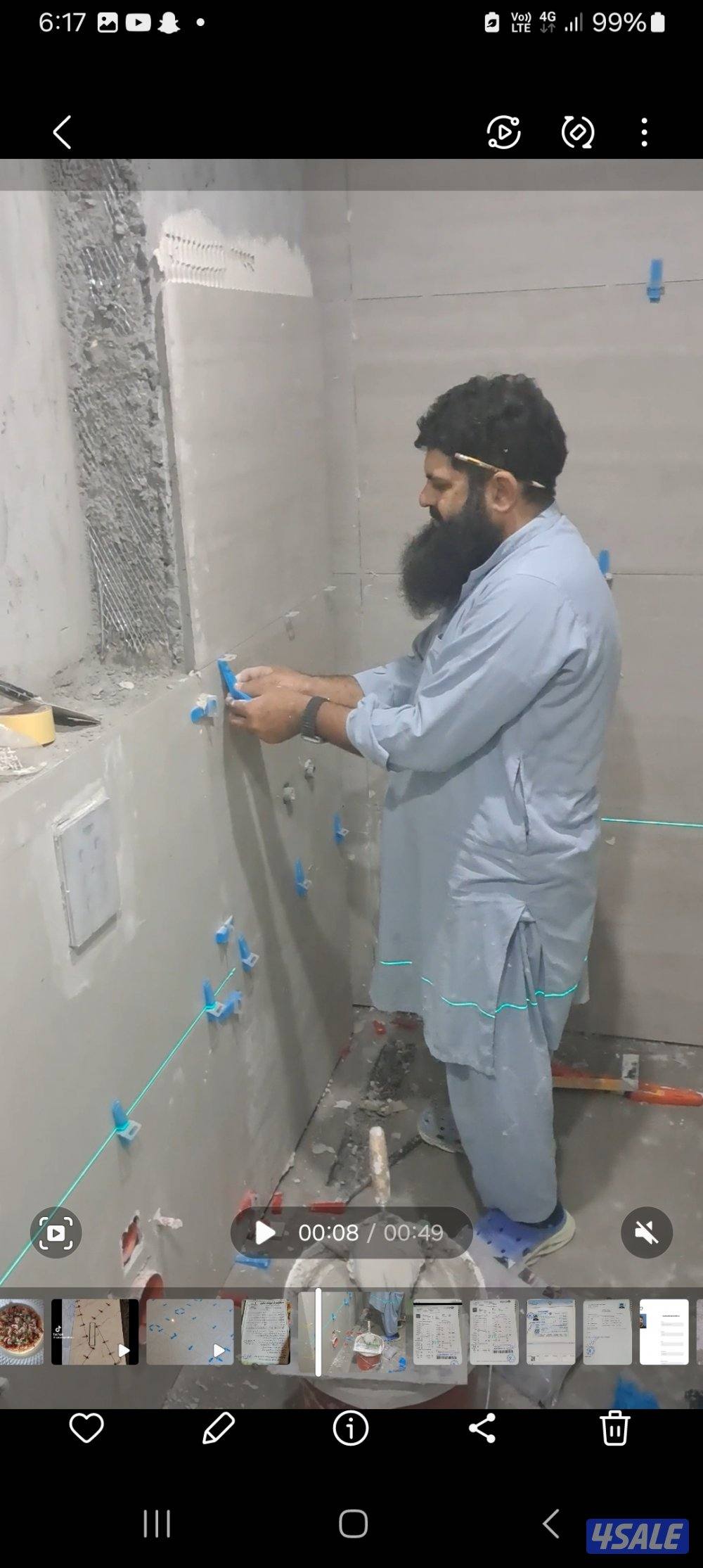 معلم سراميك باكستانى ابو سعد شغل حصوصى و نصف12