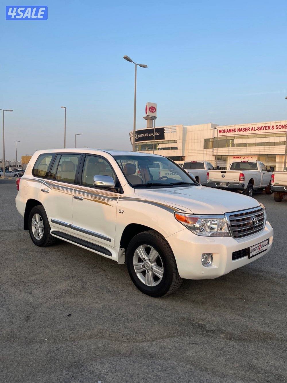 لاند كروز VXR وارد قطر فحص جير مكينه شاصي1