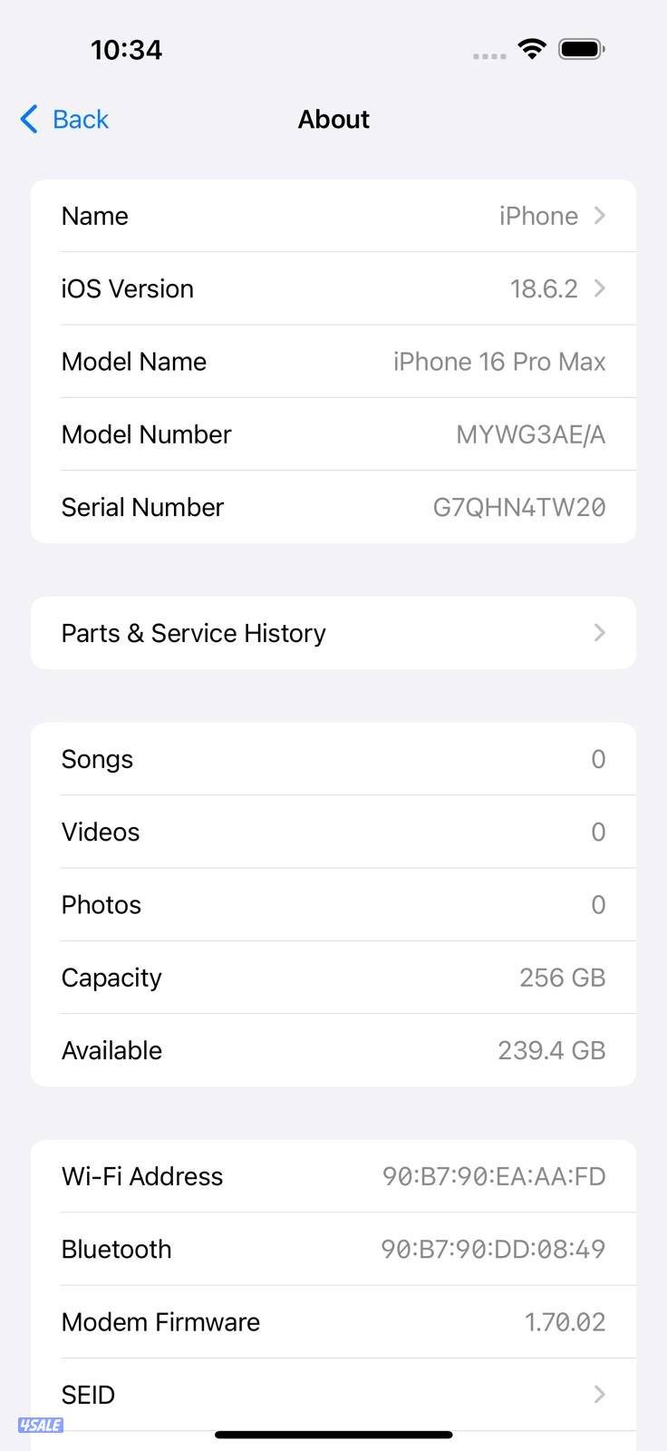آيفون 16 برو ماكس – iPhone 16 Pro Max – 256GB – Black Titanium10