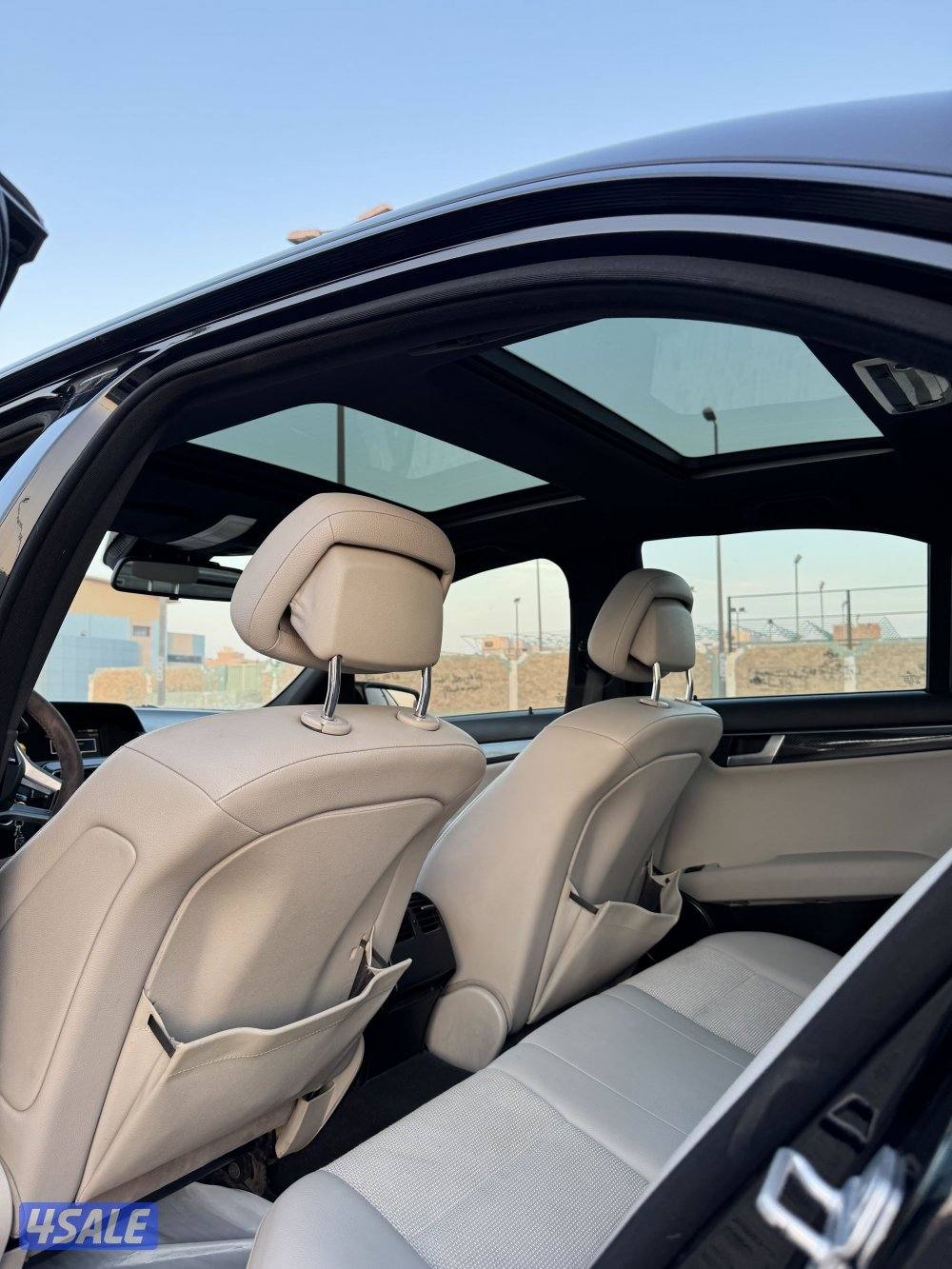 للبيع مرسيدس  c200 موديل 2012  شرط الفحص السعر 1,9508