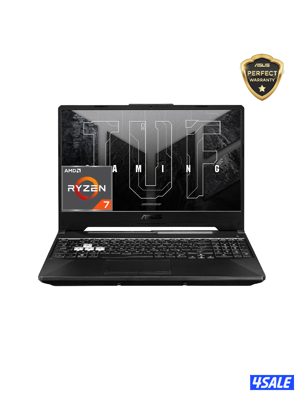 للبيع لابتوب Asus Tuf Gaming 15Ryzen 7/Ram 16 DDR5/512GB ssd/Rtx 20500