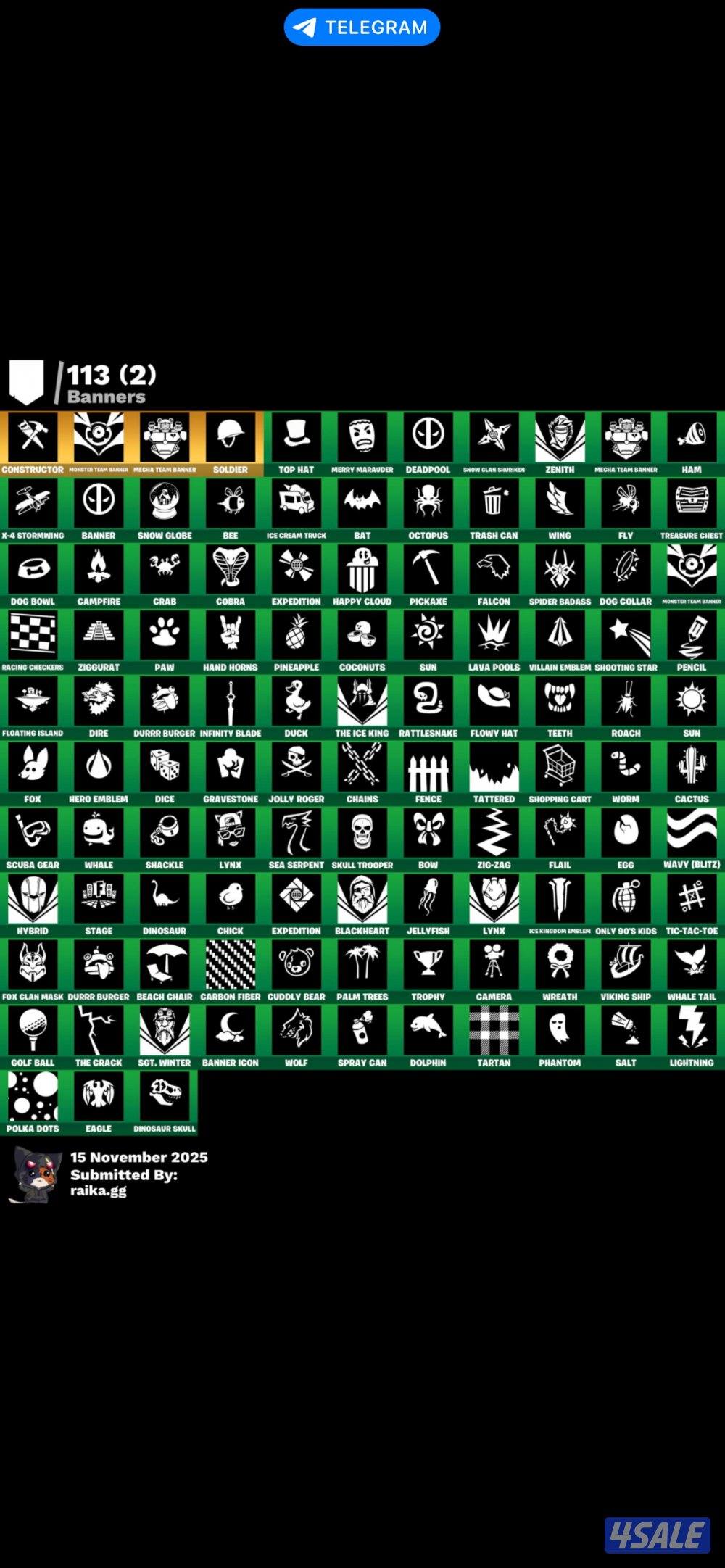 حساب فورت نايت نادر6