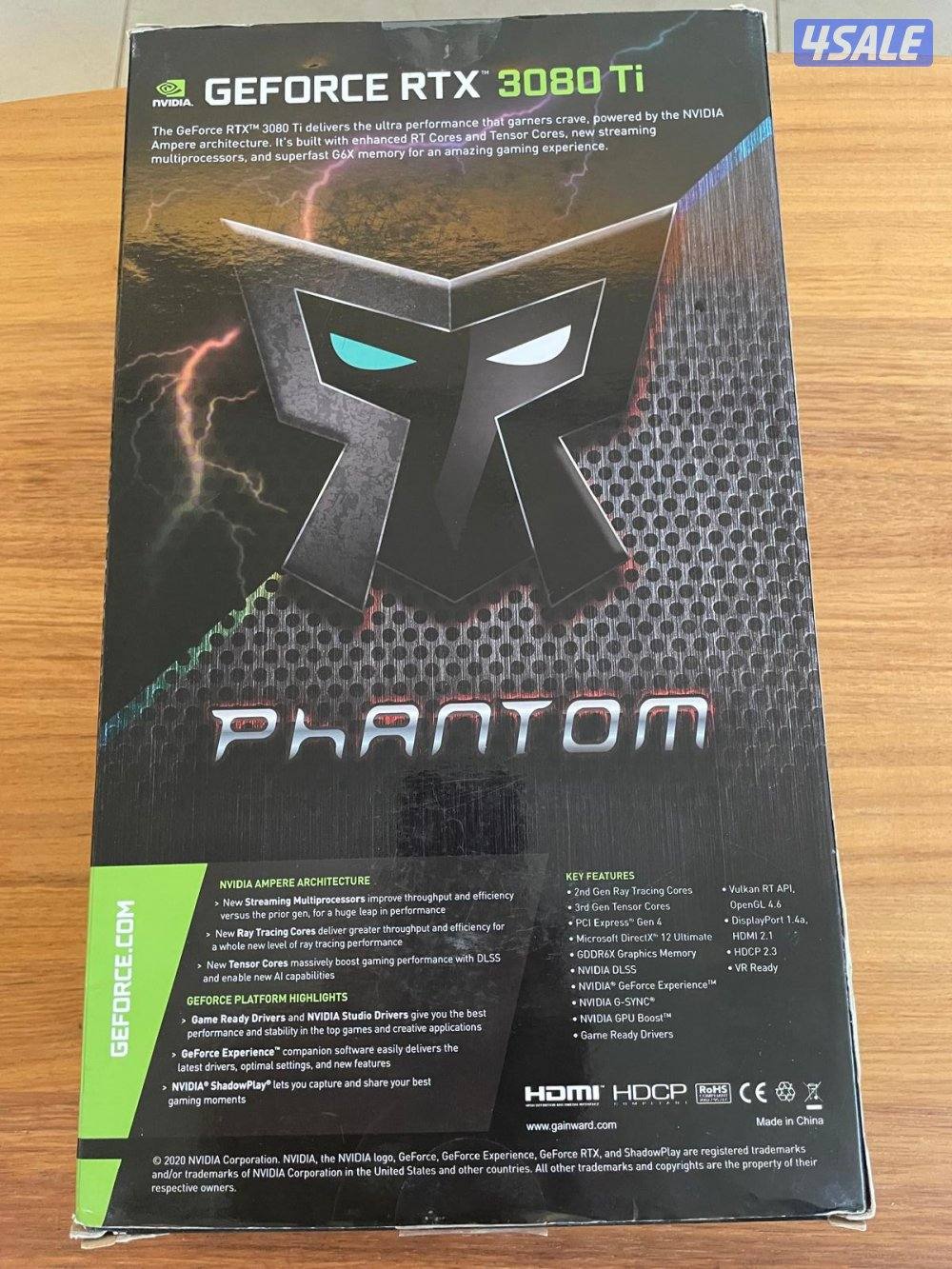 RTX GPU 3080 TI - GAINWARD - PhANTOM1