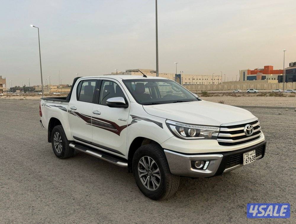 هايلكس دبل جير عادي بصمه ال إيه دي صبغ وكاله 20185