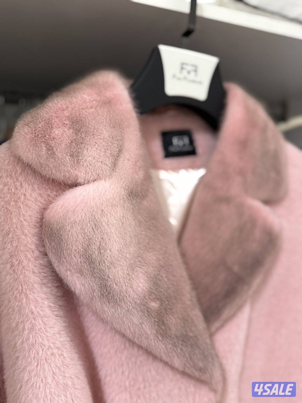 AlCantara Mink Pink Classic Coat Fur 100%3
