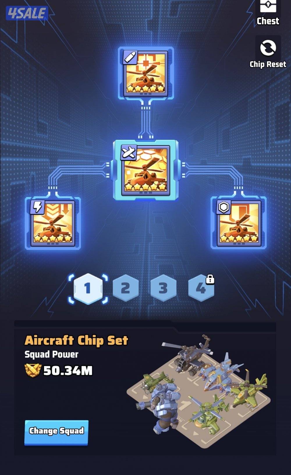 حساب للبيع – لعبة لاست وور (Last War) – سيرفر 7817