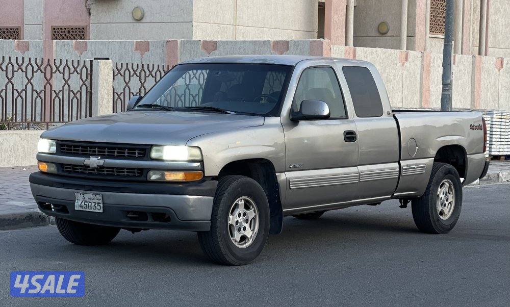 للبيع سلفرادو موديل 2000 دبل قير شرط الفحص2