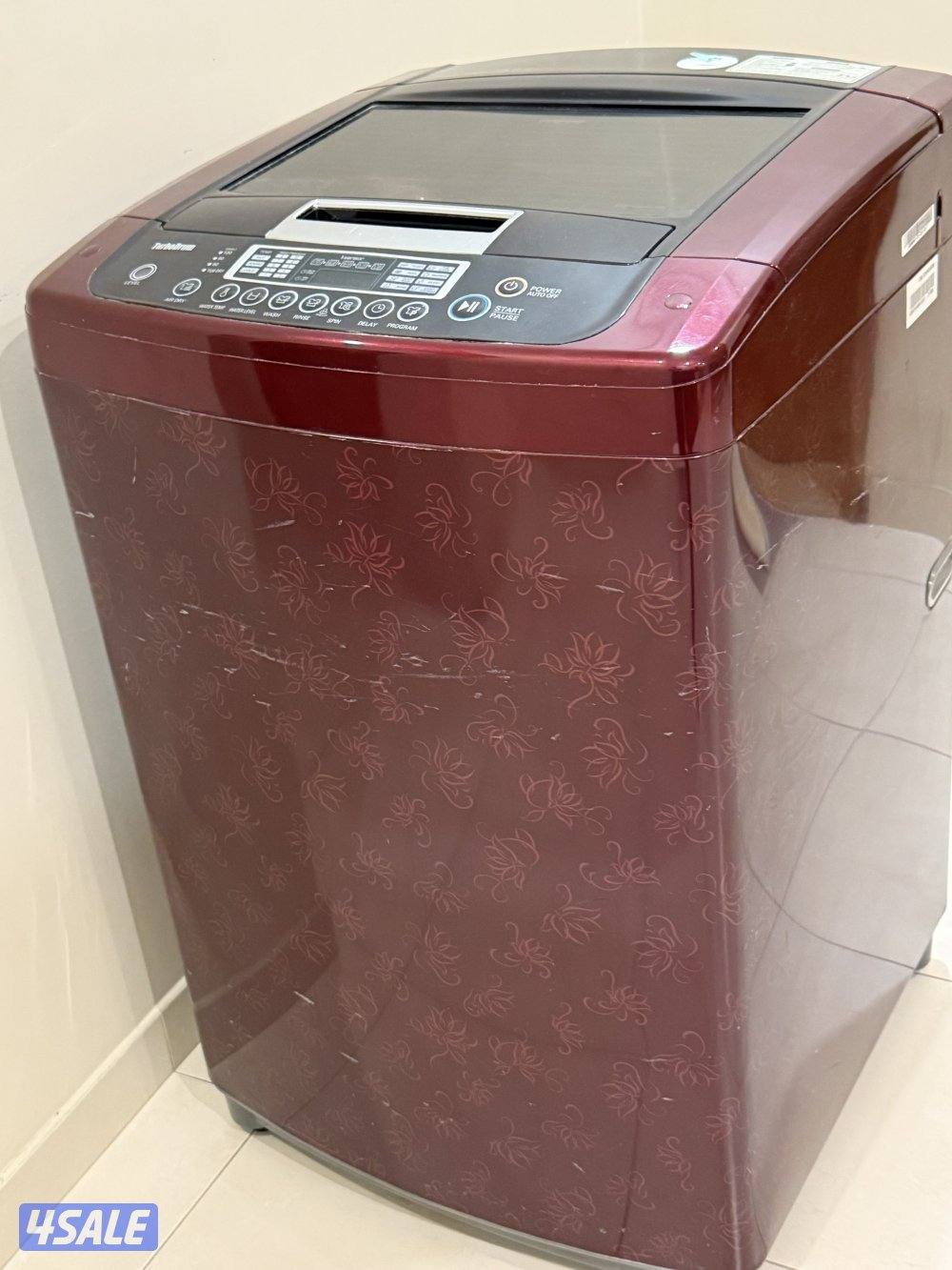 غسالة Lg turbo drum4