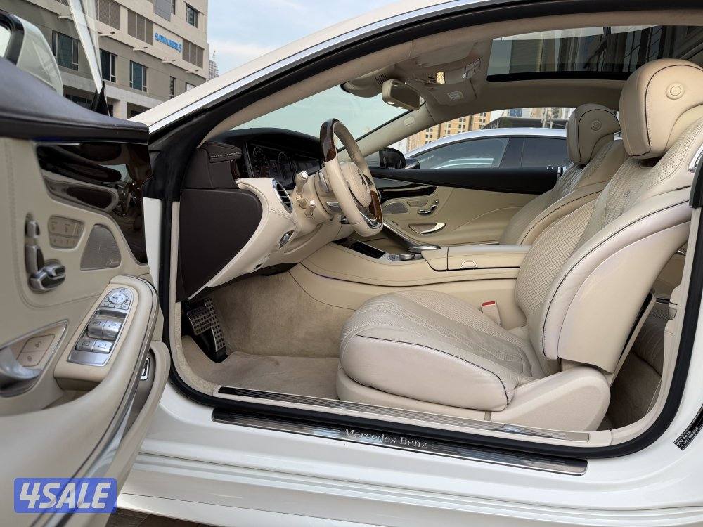 مرسيدس اس كلاس 500 كوبيه 2015 عداد 126 الف 8 سلندر كامل المواصفات1