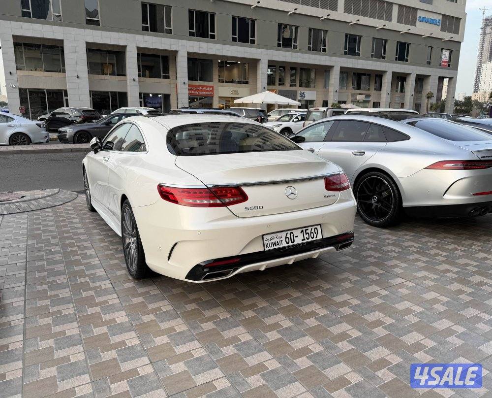 مرسيدس اس كلاس 500 كوبيه 2015 عداد 126 الف 8 سلندر كامل المواصفات3