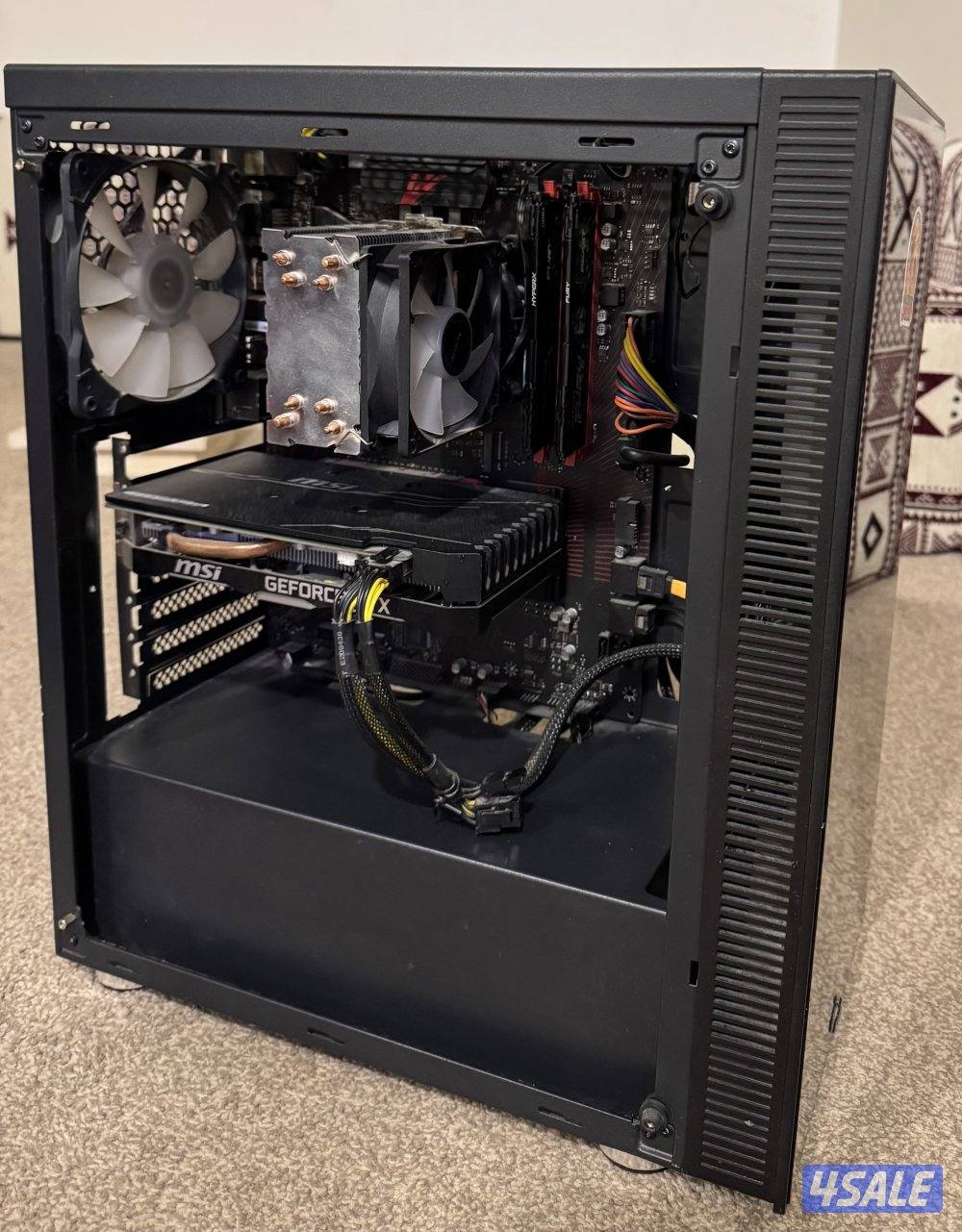 32 رام الكرت 1660 super i7 جيل 9 6 مراوح ووحده RGP اضافيه1