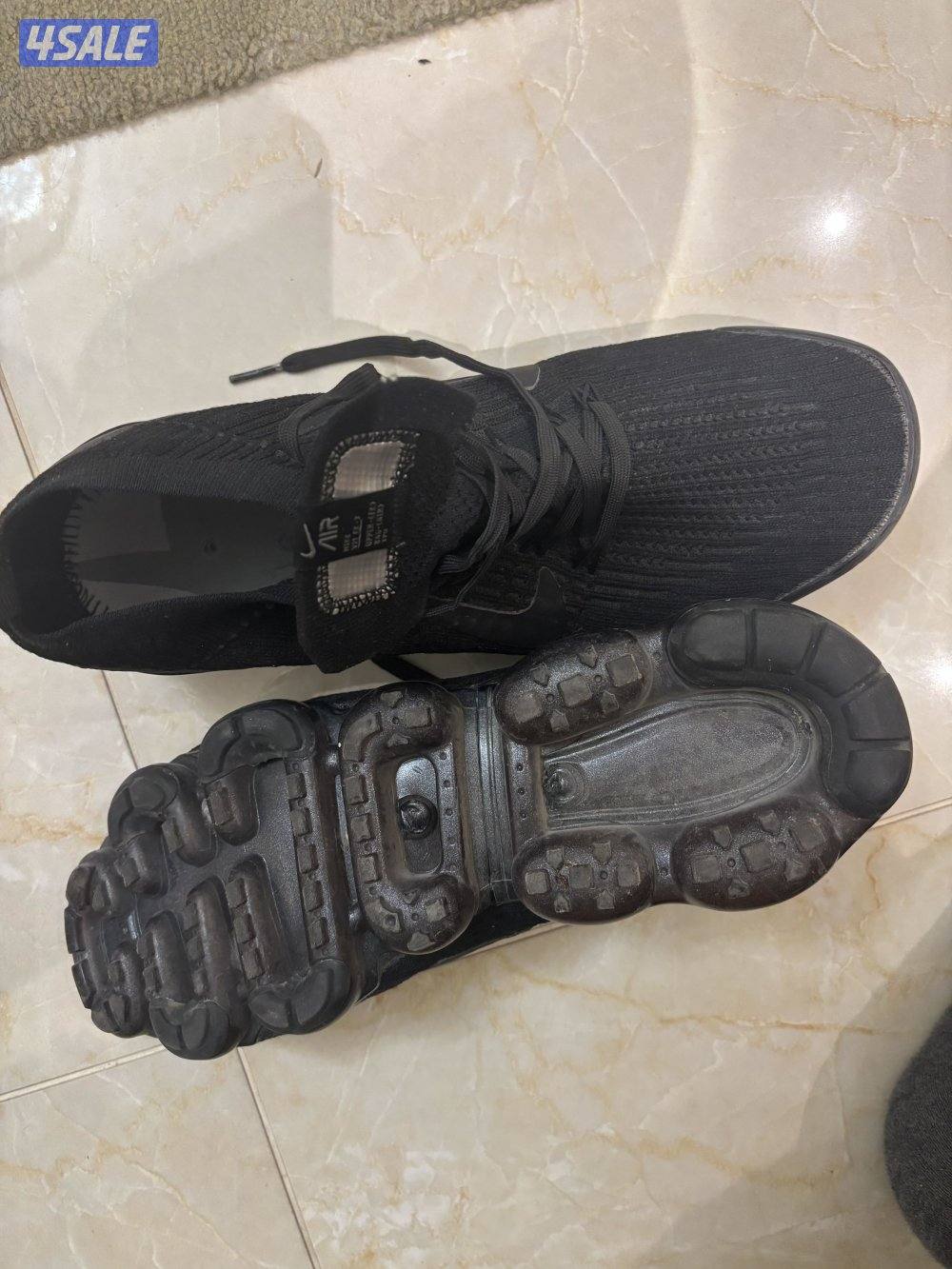 Nike Air VaporMax Flyknit 3 in the triple black colorway2