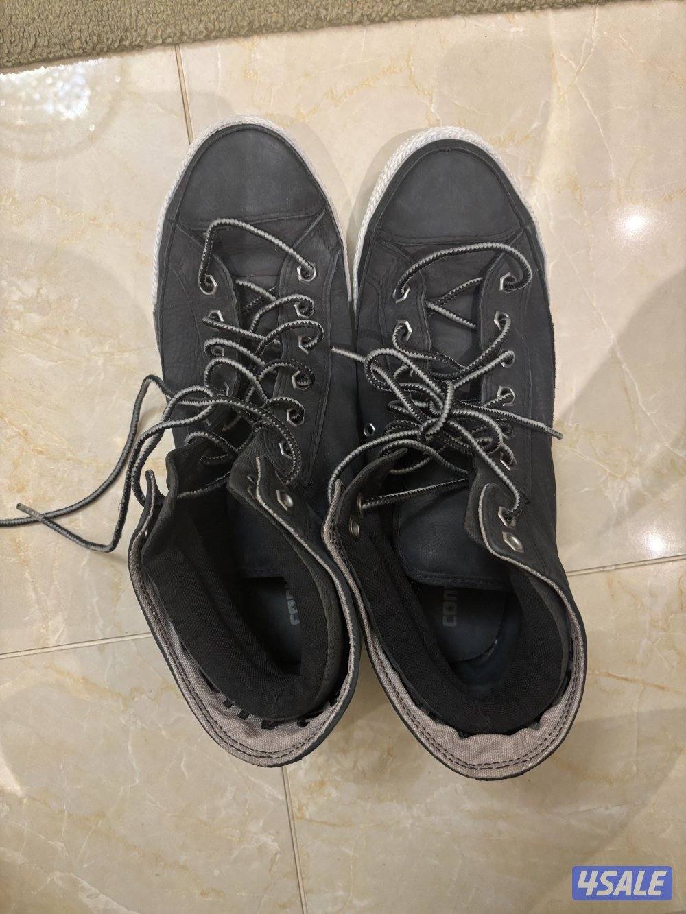 black Converse Chuck Taylor All Star high-top sneakers in a wate...2