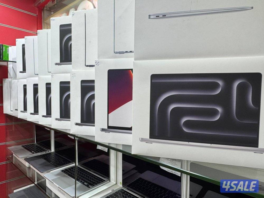 للبيع ماك بوك برو M5 M4 جديد مصكر بالكرتون بحجم 14 بوصة و 15 و 130