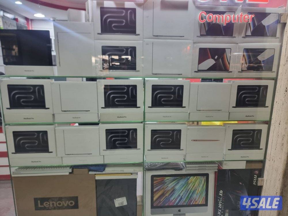للبيع ماك بوك برو M5 M4 جديد مصكر بالكرتون بحجم 14 بوصة و 15 و 134