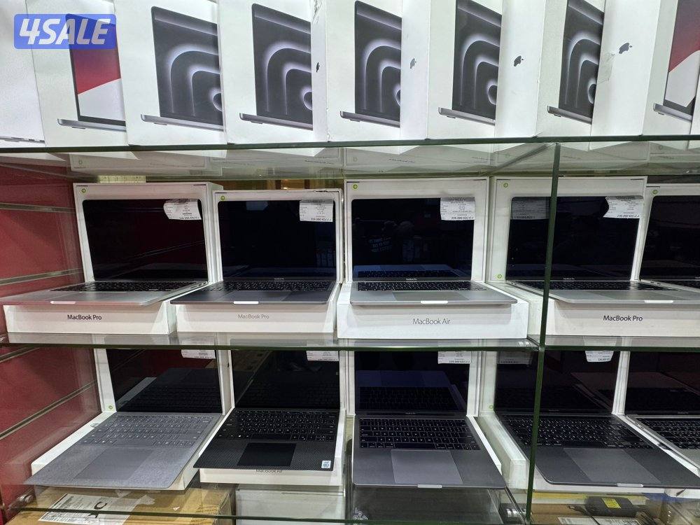 للبيع ماك بوك برو M5 M4 جديد مصكر بالكرتون بحجم 14 بوصة و 15 و 136
