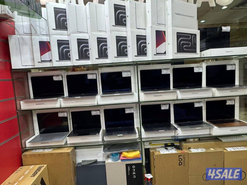 للبيع ماك بوك برو M5 M4 جديد مصكر بالكرتون بحجم 14 بوصة و 15 و 137