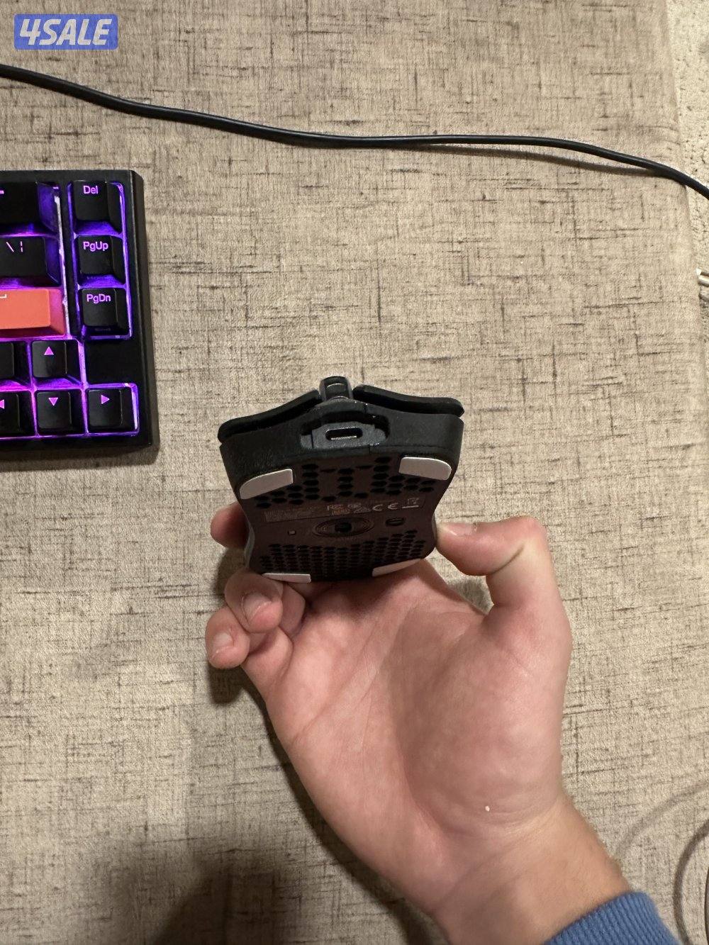 كيبورد دكي مني ٢ بلو سويتش وماوس قلوريس موديل o الحجم الكبير7