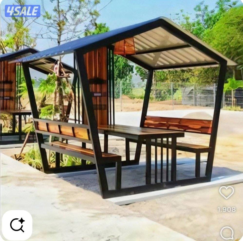 للبيع أعمال ديكورية مظلات و كراسي و عربات و مدفآت   تصنع على الطلب3