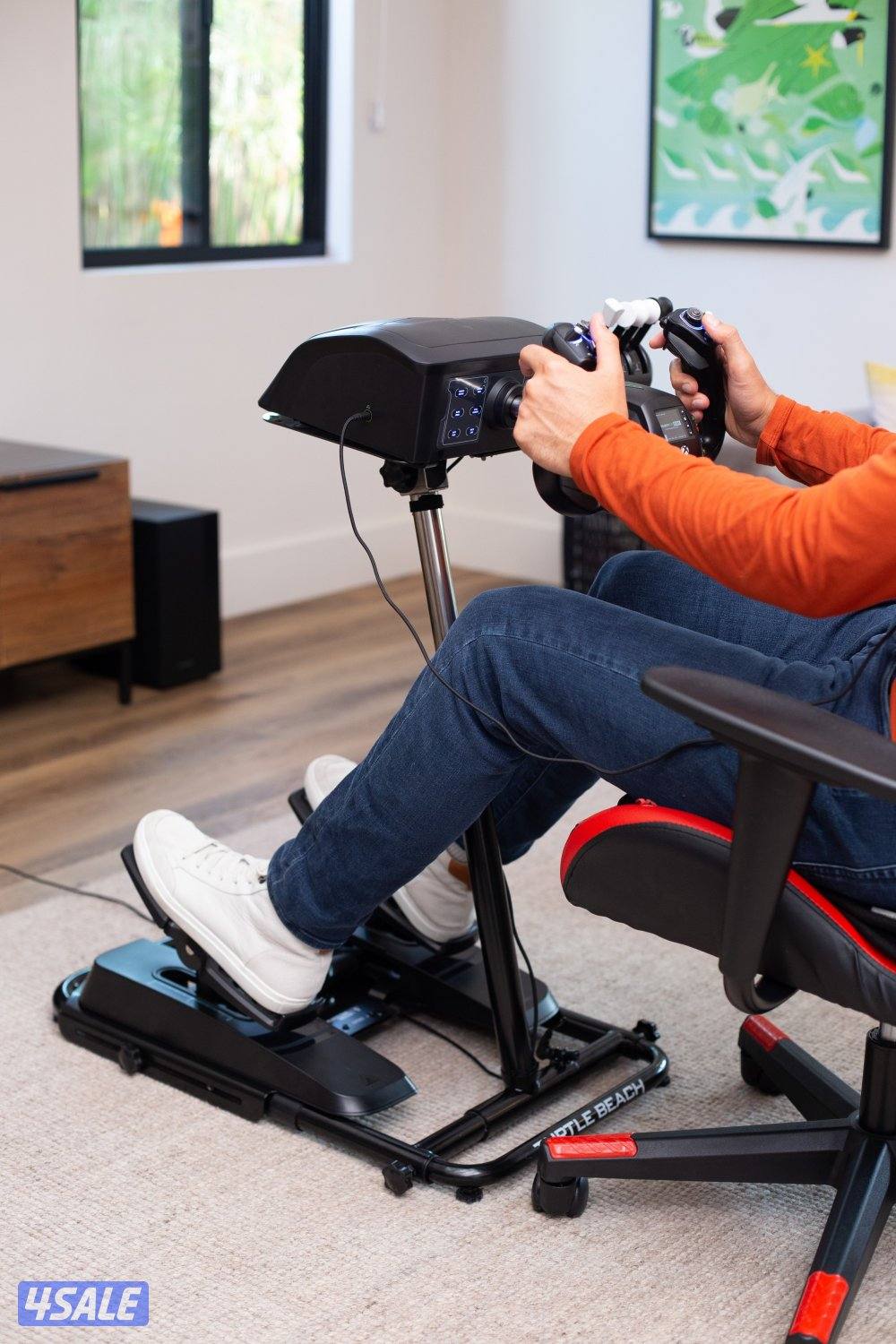 معدات محاكي الطيران الكاملة من Turtlebeach4