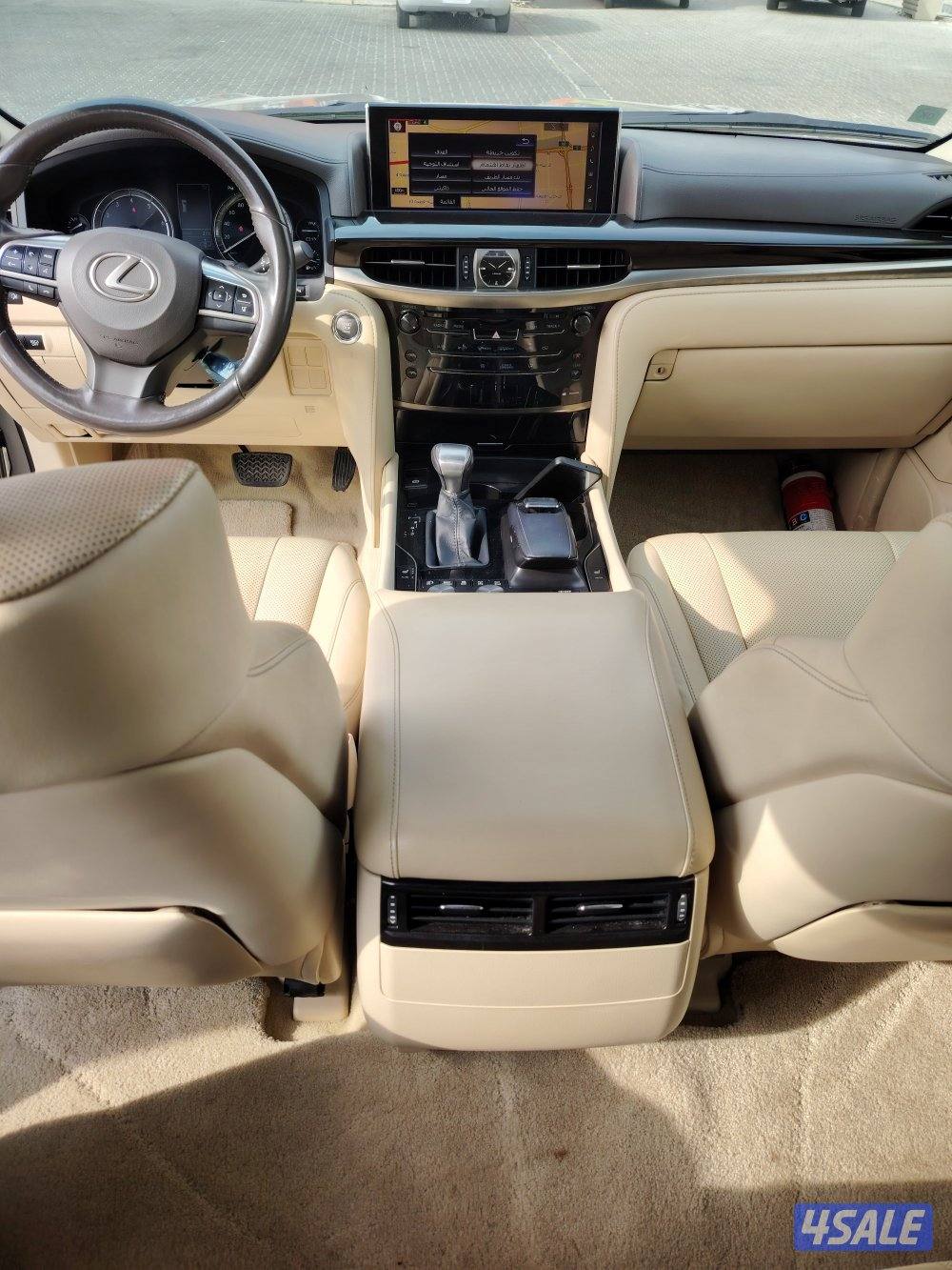 لكزسLX570 ٢٠١٦ الساير ماشي٩١ الف4