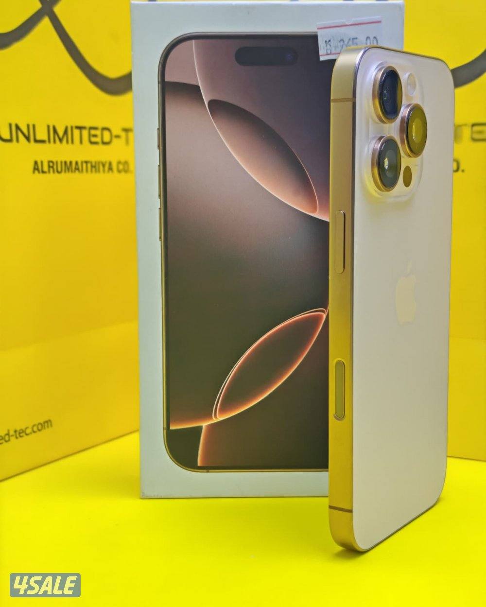 آيفون 16 برو – iPhone 16 Pro – 256GB – Desert Titanium3