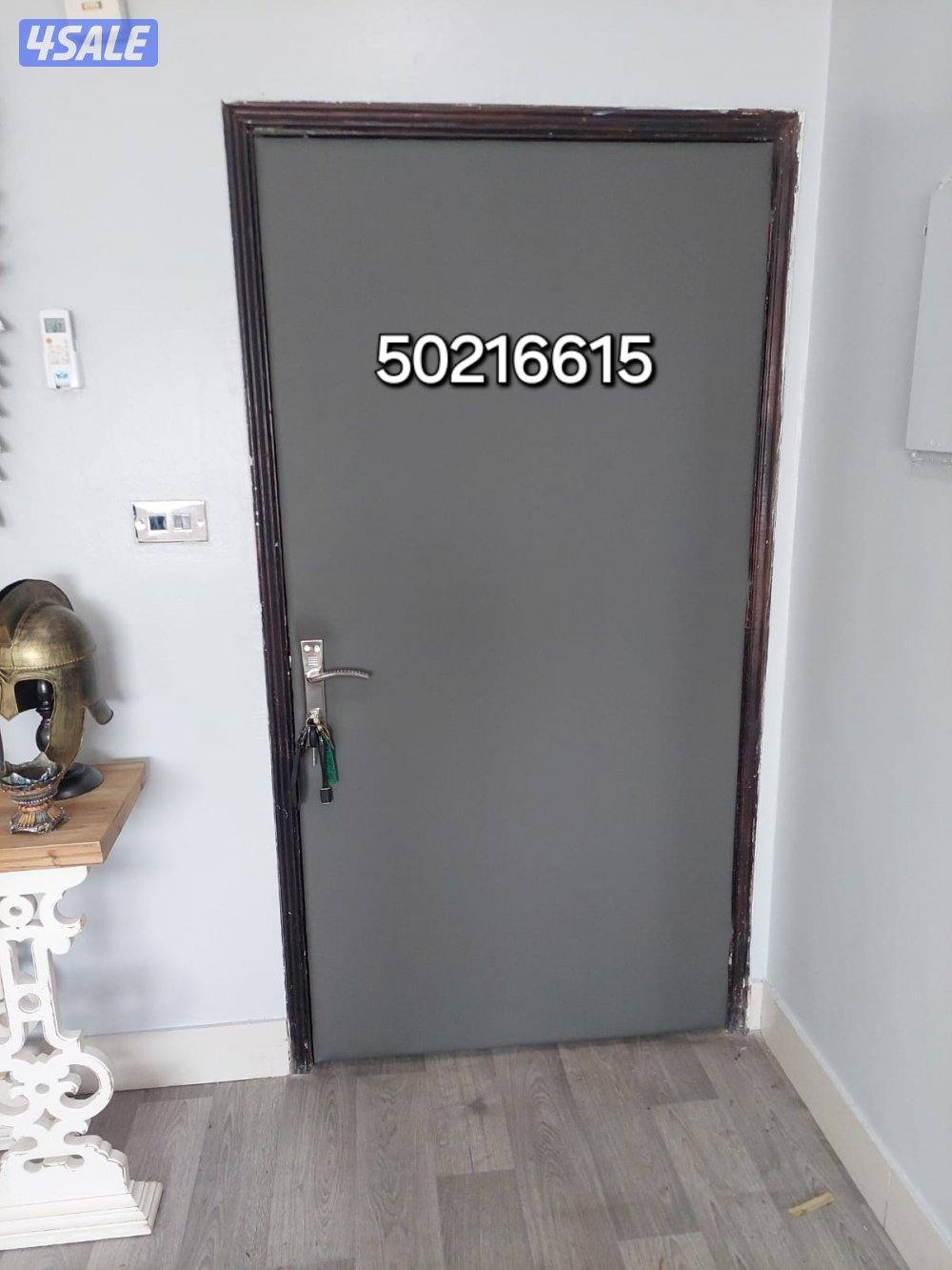 نجار أبواب عازل صوت تلبيس وتنجيد الأبواب للعازل جميع مناطق الكويت2