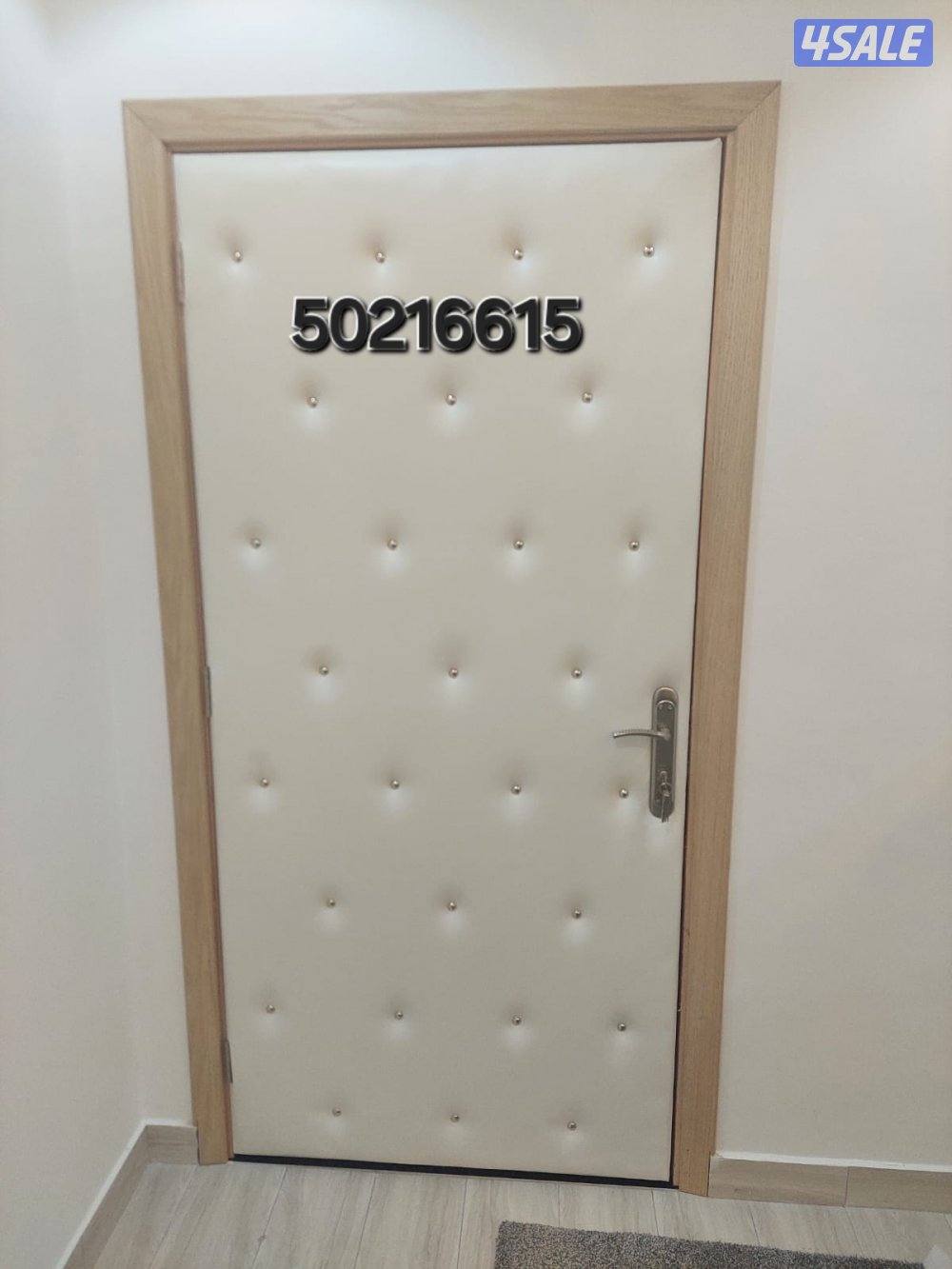 نجار أبواب عازل صوت تلبيس وتنجيد الأبواب للعازل جميع مناطق الكويت3