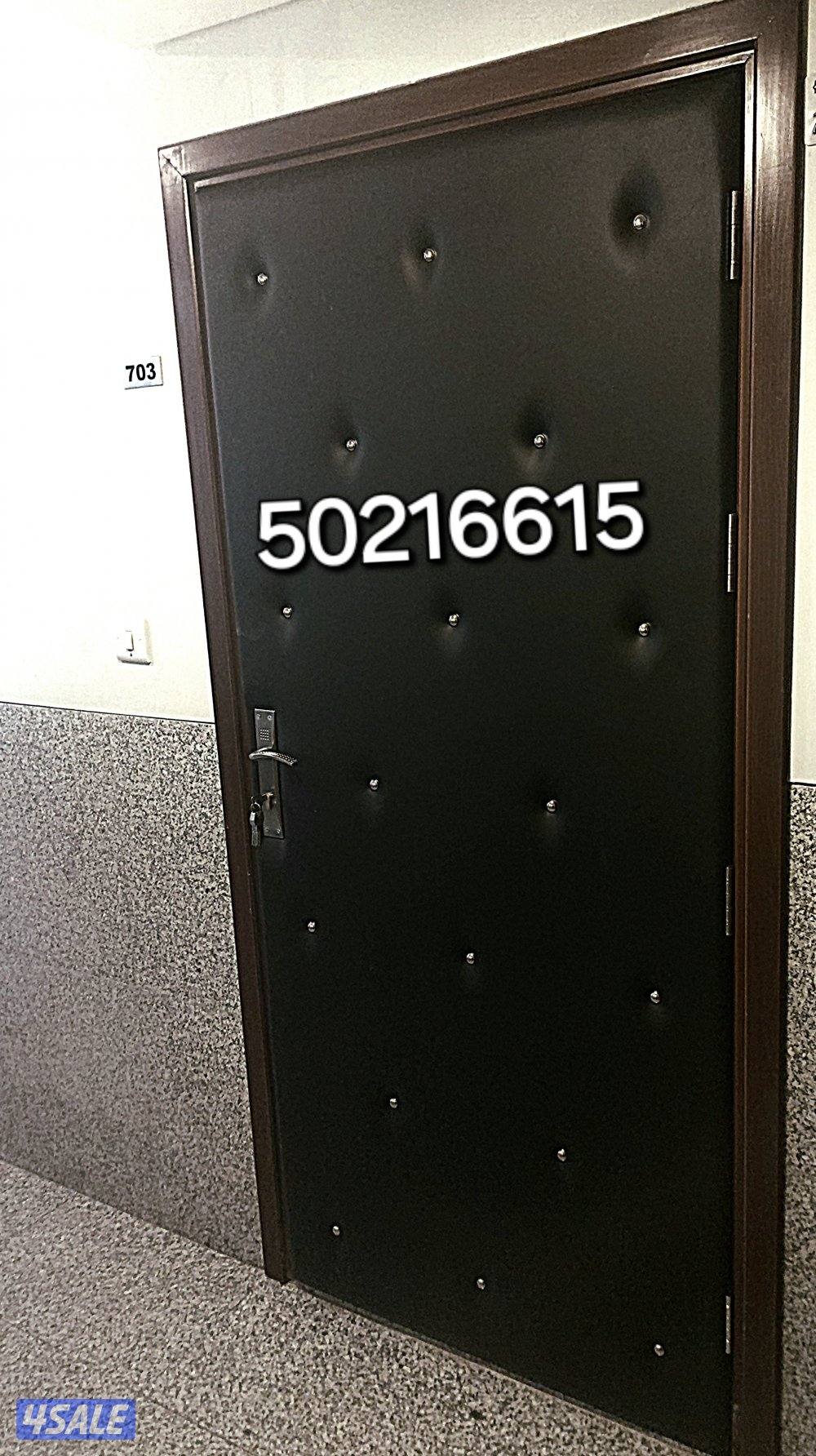 نجار أبواب عازل صوت تلبيس وتنجيد الأبواب للعازل جميع مناطق الكويت4