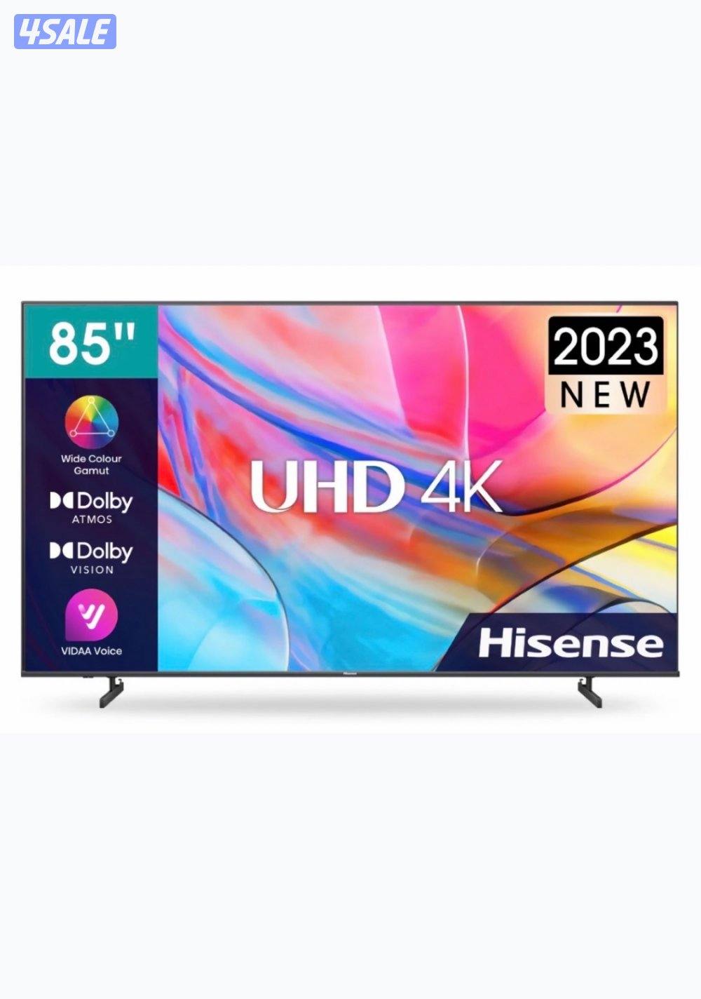 تلفزيون سمارت Hisense استعمال خفيف الملصق والتغليف ليلحين عليه 85 بوصه0